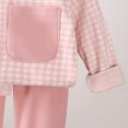 thumbnail image 4 of masbird Little Big Boys Girls Pajamas Set Kids PJs Cotton Fall Winter Sleepwear 6-12 Months 12-24 Months 2t 3t 4t 5t 6t 7t 8t 9t Children(Pink,1-2 Y), 4 of 5