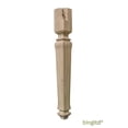 thumbnail image 3 of BingLTD - 30" Tall Unfinished Rubberwood Dining Table Leg - 1 PC (TL30351-RW-UNF), 3 of 5