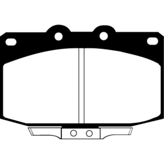 EBC Brakes Redstuff Premium Fast Street Pad For All Engine Sizes Fits select: 1986-1991,1993-1995 MAZDA RX7