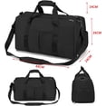 thumbnail image 3 of NANWEI Maleta Deportiva Bolsa de Deporte Gym con Compartimento para Zapatos y Bosillo Impermeable, Bolso de Viaje, para Hombres y Mujeres, Ligero(Negro) Sincero Electrónica, 3 of 7
