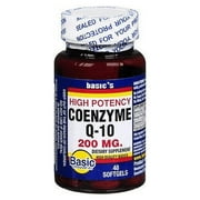 Basics Vitamins Coenzyme Q-10 Softgels, 200 mg, 48 Count