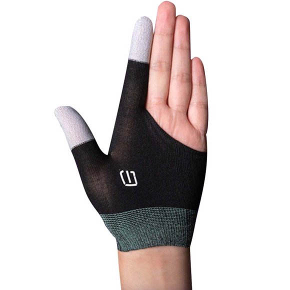 1 Pair Gaming Fingertip Gloves Mitten Sweat Proof Control Non-skid Mitten Game Elastic Breathable Sensitive Fingertips Sleeves Touch Screen Game
