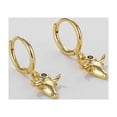 thumbnail image 4 of SUSHANG Bull Head Statement Earrings Personality Animal Earrings Bull Head Earrings Black Diamonds Bull Head Personality Earrings Simple Animal Earrings, 4 of 4