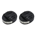 thumbnail image 2 of Bolsa de guantes de entrenamiento Advancent Muay Fight Kick Pads Negro 2Conjunto, 2 of 6