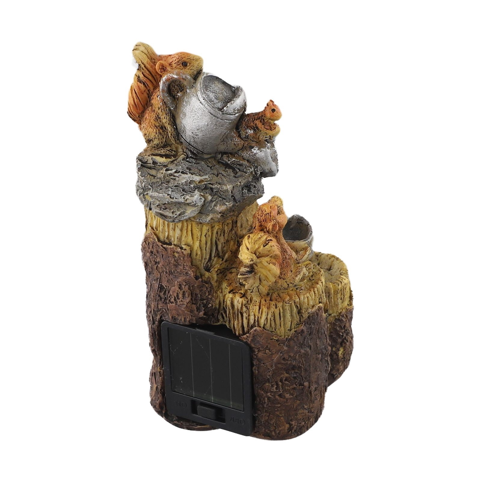 Charming Solar-Powered Squirrel Garden Sculpture - Perfect Outdoor Decor!