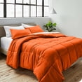 thumbnail image 1 of Bare Home Juego de Edredón Alternativo de Plumón 2 Piezas, para Todas las Estaciones, Tamaño Twin/Twin-XL, Color Naranja, 1 of 1