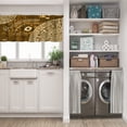 thumbnail image 5 of LALILO Kitchen Curtain Valance Universe Calendar Rod Pocket Window Curtain 52"x 18" Set of 2, 5 of 6