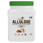 Morning Pep Allulose Sweetener – Zero Calorie Sugar Alternative, 100% Pure, No Erythritol, Non-GMO Project Verified, Keto Certified, OU Kosher, No Fillers, Ideal for Baking and Beverages