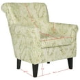 thumbnail image 7 of SAFAVIEH Hazina Contemporary Floral Fully Upholstered Club Chair, Green, 7 of 7