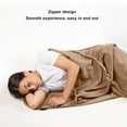thumbnail image 3 of Super Thick Fleece Sleeping Bag Liner For Camping Travel Backpacking, Multifunctional Blanket With Comfort & Durability, 3 of 8
