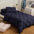 thumbnail image 5 of Dawn 5-Piece Pleated Washed Navy Bed in a Bag, Twin/Twin XL, 5 of 6