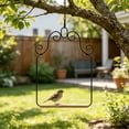 thumbnail image 4 of Fufafayo Iron Portable Bird Stand, Tabletop Parrot Perch with Decorative Swing, Travel Play Outside Cage for Small Birds, Budgie Cockatiel Finch, Lightweight Hanging Playground for Parakeet, 4 of 6
