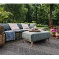 thumbnail image 3 of SAFAVIEH Courtyard Karen Geometric Indoor/Outdoor Area Rug, 5'3" x 7'7", Black/Grey, 3 of 9