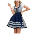 thumbnail image 5 of ANINEO Bavarian Traditional Dirndl Dress Oktoberfest Dirndl Comfy Maid Uniform Festival Waitress Clothess For Women Bar Outfit, 5 of 9