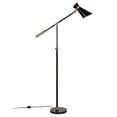 thumbnail image 6 of Evelyn&Zoe Industrial Metal Height-Adjustable Two-Tone Floor Lamp, 6 of 7