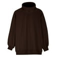 thumbnail image 5 of Timegard Oversized Sweatshirt for Women High Neck Comfy Pullover Solid Color Loose Comfy Tops Winter, 5 of 5