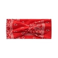 thumbnail image 3 of Cinta de yoga, banda elástica ancha, absorbe el sudor, ideal para ejercicio, correr, escuchar música, entrenar en casa, duradera, lavable, de algodón, para mujer, deportes, gimnasio, 3 of 7