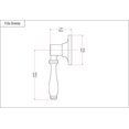 thumbnail image 2 of Designers Impressions Villa Design Matte Black Dummy Door Lever (Non-Functional), 2 of 2