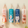 thumbnail image 1 of CNKOO Waste Bag Organizer with Lanyard Bottom Opening Smooth Extraction Space-Saving Cartoon Pattern Garbage Bag Organizer Kitchen Supply, 1 of 8