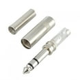 thumbnail image 4 of POCREATION Zinc Alloy Stereo Male Plug, Stereo Plug, For Guitar Mixer, 4 of 7