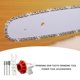 thumbnail image 5 of Herramientas Hardware Accesorios Cadena Molienda Eléctrica Herramientas Afilado Dientes Accesorios para Herramientas Eléctricas (rojo), 5 of 9