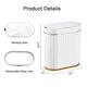thumbnail image 3 of Cesta de basura automática con tapa para baño, cesta inteligente y delgada, cesta estrecha de 8 litros con sensor de movimiento para dormitorio, baño y oficina., 3 of 4