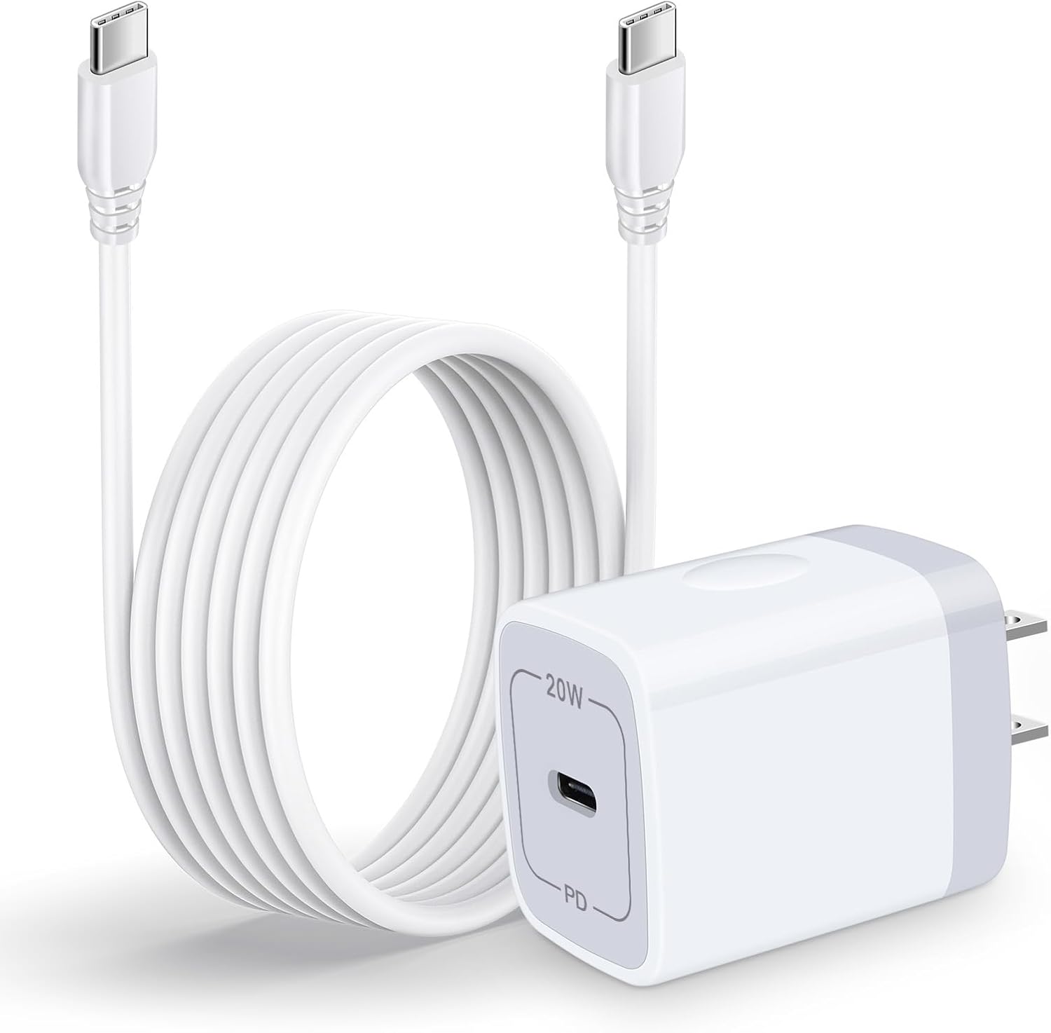 NeoMart Type C Phone Fast Charger for Samsung Galaxy Z Flip7 FE 7 6 5 4 3 Z Fold7 6 5 4 A16 5G A15 A35 A25 A55 A56 S25 Ultra S24 S23 S22 S21,9a,9 Pro XL Fold,9,8,Wall Charger Cube USB C Cable 6FT