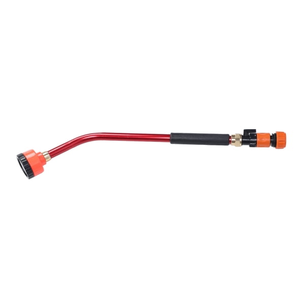 Adjustable Water Sprayer Wand Durable High Rise Stick Sprinkler Aluminum Alloy Plastic Plant Watering Wand for Garden Yard Farm G3/4 400Mesh 60cm