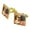 Gold, variant on Some People Spread Sunshine I Hate Those People Funny Humor Square Cufflink Set - Silver or Gold