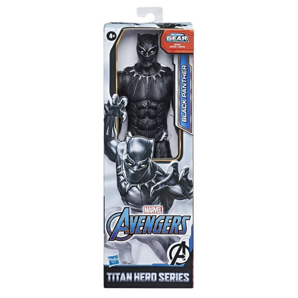 Figurine d'action Panthère noire de la série Titan Hero de Marvel Avengers 4 ans et plus