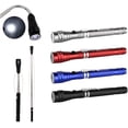 thumbnail image 2 of Linternas LED extensibles flexibles telescópicas portátiles Antorcha Herramienta de recogida de cabeza magnética Lámpara de luz de flash, Plata oso de fresa  Hogar, 2 of 5