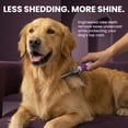 thumbnail image 5 of Poodle Pet Dog Dematting Comb Hair Tool with Stainless Steel Safety Blades, Purple, 5 of 9
