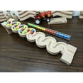 thumbnail image 5 of Marble run track Kancha 3d wood track toy for kids, wooden gift for kids toy, montessory toy birthday gift christmas gift pack 1 Track+Pipe+marbles, 5 of 6