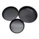 thumbnail image 1 of Advancent Juego de 3 uds de bandejas antiadherentes para Pizza, molde de Metal y acero al carbono para hornear , utensilios de cocina para el Herramientas y accesorios para hornear, 1 of 6