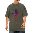 thumbnail image 2 of Vetsdori Red White and Blue Tshirts for Men Independence Day Short Sleeve Pullover Summer July 4th American Flag Shirts,Crew Neck Mens Tops Patriotic, 2 of 5