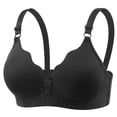 thumbnail image 3 of HVOBTTY Womens Bras Comfortable, Bras for Women Plus Size, Woman's Comfortable Lace Breathable Bra Underwear No Rims Black, M, 3 of 5