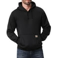 thumbnail image 5 of Men's Relaxed Fit Fleece-Lined Pullover Hooded Sweatshirt Comfortable and Soft, 5 of 7
