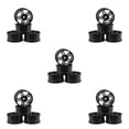 thumbnail image 1 of Shengyu 4 Pieces52mm Elastic *RC Car Tires Wheel Rims Hub Running Racing Drifting Tyres On-road Crawer Assembly Accessories Five Star/Black 5Set, 1 of 6