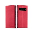 thumbnail image 1 of Étui pour Google Pixel 6 Pro 5G 6,71 Pouces en Cuir PU Premium avec Porte-Cartes, Support, Antichoc, Portefeuille à Rabat, 1 of 7