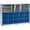 Gray/Black, variant on Sectional Cubbie-Tray Mobile Unit - without Trays - Coastal Blue