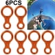 thumbnail image 5 of Descenso Anillo 8 Figuras para Descenso Al Aire Libre Protector Descenso A Gran Altitud Anillo 8 Figuras (opp) (naranja) 6, 5 of 9