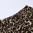 thumbnail image 3 of Jamsmile Womens Pants Leopard Print Elastic Waisted Drawstrings Casual Pants Straight Summer Wide Leg Loose Trousers, 3 of 7