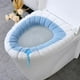 thumbnail image 1 of Almohadillas para asiento de inodoro con asa Cojín para inodoro Suave más grueso Se adapta a todos los inodoros ovalados ZefeiWu 8390615039161, 1 of 1