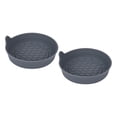 thumbnail image 2 of 2 posavasos genéricos para coche, para portavasos, alfombrilla antideslizante para bebidas, universal, fácil de instalar, accesorios para el interior Gris, 2 of 9