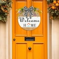 thumbnail image 4 of GeBuSn Garden Welcome Sign Circular Door Hanger For A Warm Welcome Ideal For Homeowners Who Unique Decor 11.81x11.81in/30x30cm (B), 4 of 5