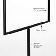 thumbnail image 6 of M&T Displays Metal Floor Standing Landscape Sign Holder Poster Display with Flat Base (Black, 8.5x11), 6 of 7