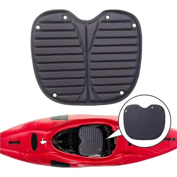 EVA Foam Kayak Seat Cushion Pad, Non Slip Boat Seat Pad for Fishing Kayak Paddle Board, Surfboard Deck Pad Portable Waterproof 12.8 x 14.5 Inch