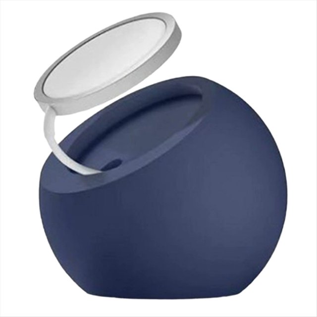 Soporte MagnéTico de Silicona con Forma de Bola para Escritorio, EstacióN de Carga InaláMbrica, Color Azul