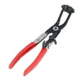thumbnail image 1 of Hose Clamp Plier, Easy Installation PVC + Alloy Steel Manganese Phosphate Coating 45° Angled Flat Band Plier Non Slip  For Spring Bundles, 1 of 8