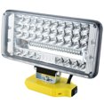 thumbnail image 1 of Luz de trabajo LED 204W 8600 LM Luz de trabajo LED inalámbrica con cabezal giratorio de 130° Linterna portátil para el lugar de trabajo Compatible con Dewalt XR 18V 20V Flex Volt 20V 60V Batería de li, 1 of 7